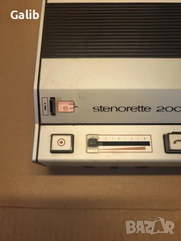 Grundig Stenorette 2002 диктофон, снимка 3 - Антикварни и старинни предмети - 54698459