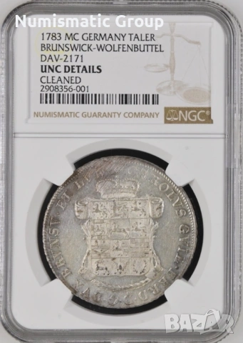 1783 ГЕРМАНСКИЯТ ТАЛЕР, снимка 2 - Нумизматика и бонистика - 54060177