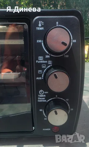 Мини фурна Steinborg 1200w 13L, снимка 2 - Печки, фурни - 55299200