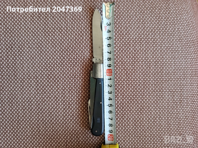 Сгъваем нож Bayer Dreiturm Solingen, снимка 5 - Антикварни и старинни предмети - 55241470