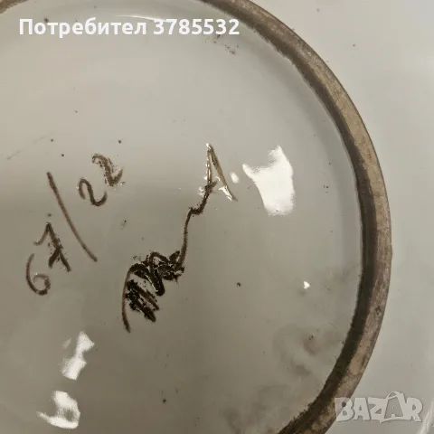 Италианска чиния за стена , снимка 4 - Декорация за дома - 55360550