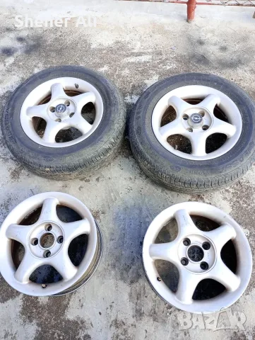 Алуминиеви джанти 14" 4x100 (Германия) за Opel/VW + 2 гуми Lassa 175/70 R14