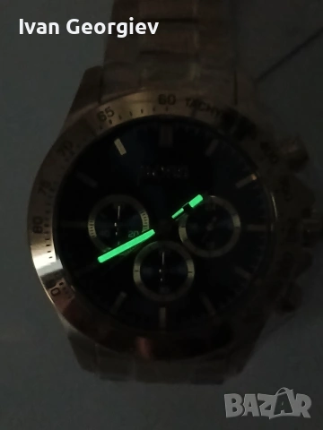 Нов часовник HUGO BOSS 1513340 ICON CHRONOGRAPH , снимка 5 - Мъжки - 54101387