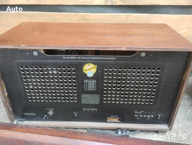 Ретро Радиоапарат BLAUPUNKT (Края на 40-те години), снимка 4 - Антикварни и старинни предмети - 54511516