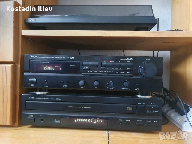 Заглавие: Качествена Hi-Fi система Denon: Ресийвър DRA-545RD + СД Чейнджър DCM-260
