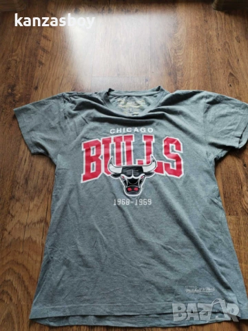 chicago bulls Mitchell & Ness - страхотна мъжка тениска S, снимка 4 - Тениски - 54195615