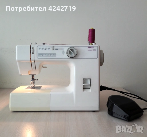 Шевна машина PFAFF Hobby, използвана, снимка 3 - Шевни машини - 54895073
