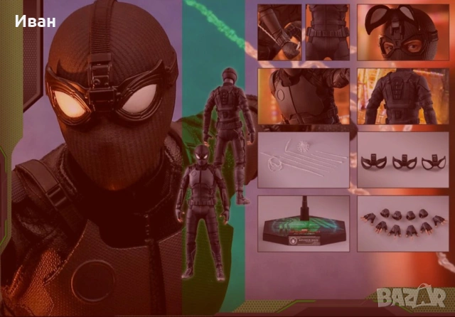 Хот Тойс  / Hot Toys Spider-Man Stealth Suit MMS540 зш- нови и запечани 