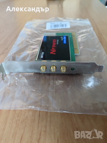 Wifi карта за компютър BUFFALO WLI-PCI-G300N, снимка 2 - За дома - 54491546