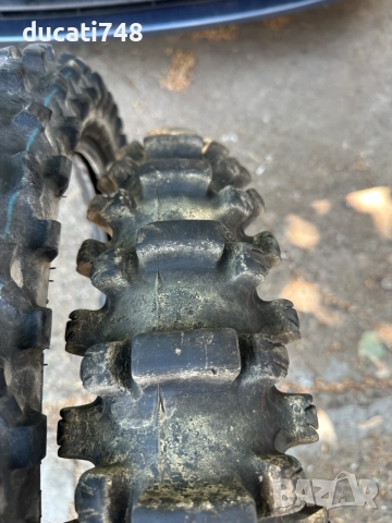 Предна и задна мотокрос гуми Dunlop - 80/100/21 - 100/90/19 , снимка 2 - Гуми и джанти - 55532668