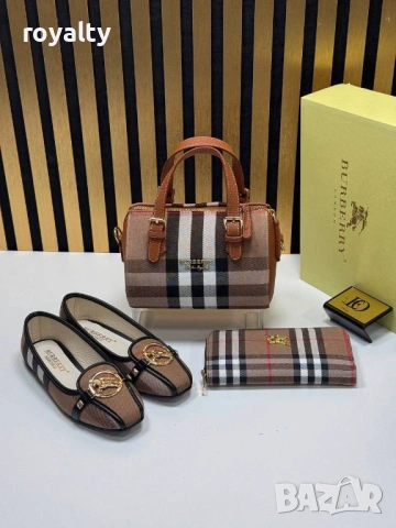 Burberry Нов Дамски Комплект Различни Цветове Бърбъри , снимка 2 - Чанти - 54649271