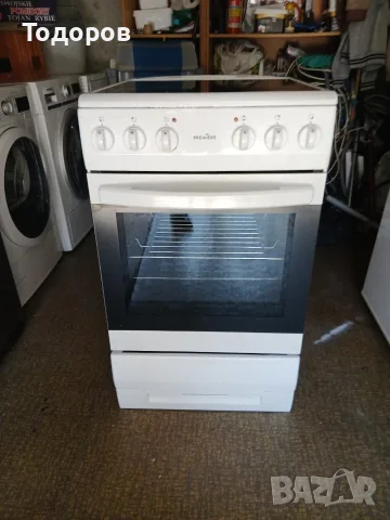 Fотварска печка 50 см ширина Elektroherd SHC 21102W , снимка 2 - Печки, фурни - 55424976
