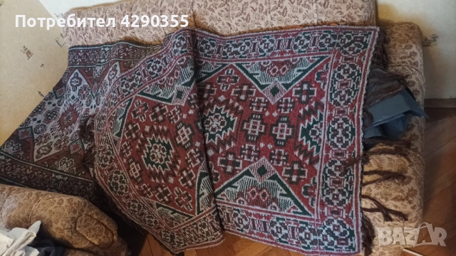 Тъкана вълнена пътека, снимка 2 - Килими - 54426661