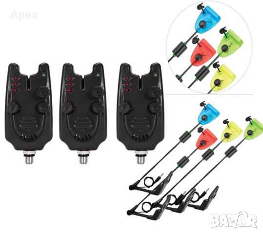 Шаранджийски Сигнализатори и Светещи Обтегачи.Електронeн Сигнализатор,Обтегач,Стойка,КолчетаСуингери