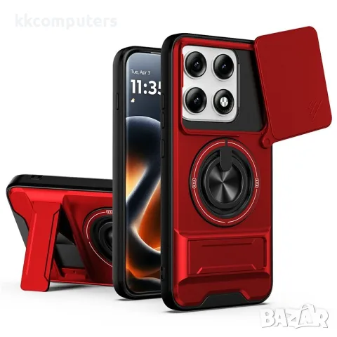 За Motorola Edge 70 Pro+ 5G / Edge 70 Pro 5G Магнитен TPU PC Калъф с Въртяща Халка, Стойка, Капаче з, снимка 4 - Калъфи, кейсове - 55440124