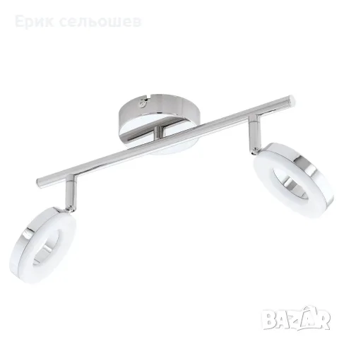 EGLO ODERZO 1 75239 – LED Спот Осветително Тяло с 2 Подвижни Глави