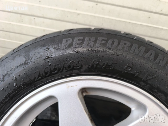 Джанти алуминиеви 15 цола 5x110 оригинални за Опел Зафира Вектра Астра Opel Zafira Vectra, снимка 3 - Гуми и джанти - 54516288