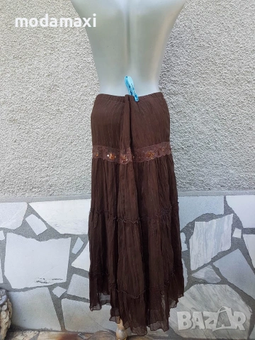 3XL/4XL   Нова пола с пайети NOW , снимка 5 - Поли - 54982472