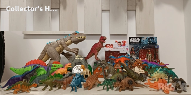 Голям лот играчки динозаври Mattel, Бен Тен, Междузвездни войни, Star Wars диорама за влакче 