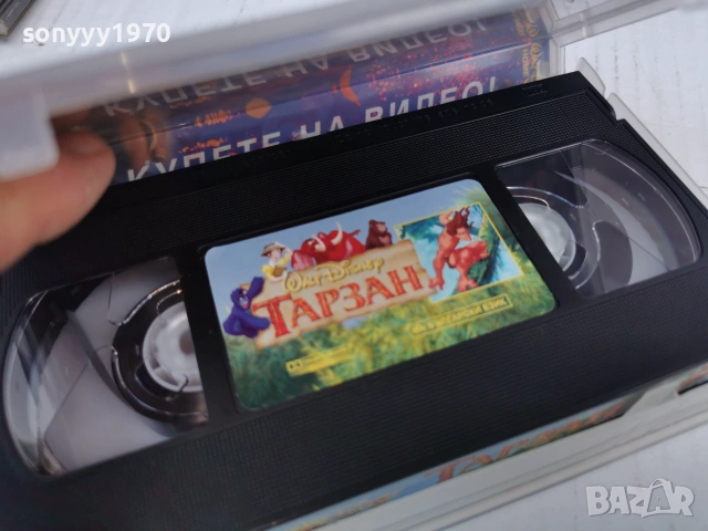 ТАРЗАН-ORIGINAL VHS VIDEO TAPE 0707261113L1, снимка 8 - Други жанрове - 55184537