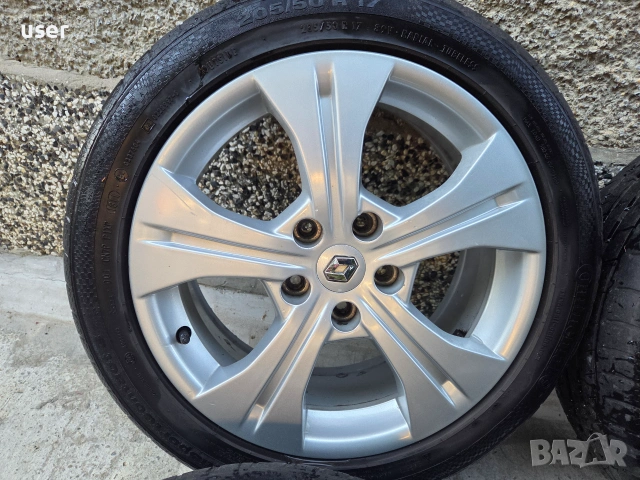 17" Оригинални джанти за Рено Меган Сценик 3 Renault Megane Scenic 3 5x114.3, снимка 2 - Гуми и джанти - 55258407