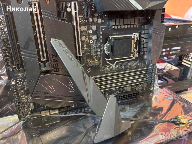 Дънна платка Gigabyte Z490 AOURUS PRO AX, socket 1200, снимка 7 - Дънни платки - 54465227