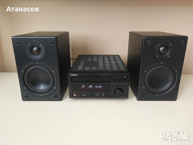 Denon RCD M 37 с дистанционно и тонколони SC M37 , снимка 3 - Аудиосистеми - 55085148