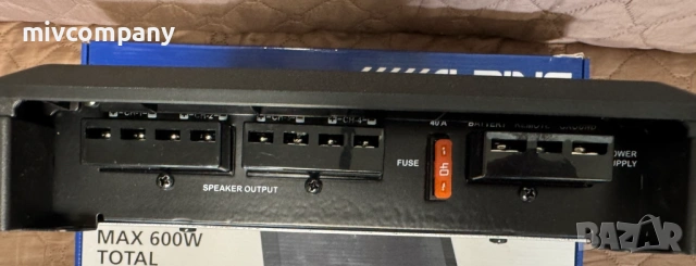Усилвател Alpine BBX-F1200, снимка 2 - Ресийвъри, усилватели, смесителни пултове - 54742443