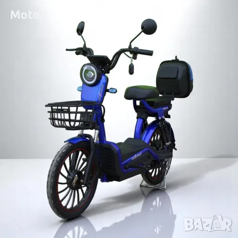 Електрически двуместен скутер – велосипед със 20″ гуми, 1200W, 60V/20Ah, снимка 2 - Мотоциклети и мототехника - 55375869