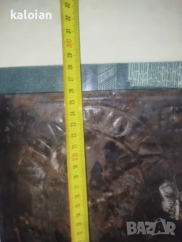 Старинна испанска табела за застраховка срещу пожар (placa de incendio), снимка 9 - Антикварни и старинни предмети - 55562961