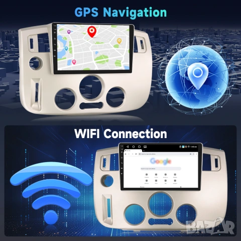 Мултимедия за Renault Scenic 2003-2009, Android, Навигация, Waze, Carplay, Андроид, двоен дин, снимка 6 - Аксесоари и консумативи - 55117362