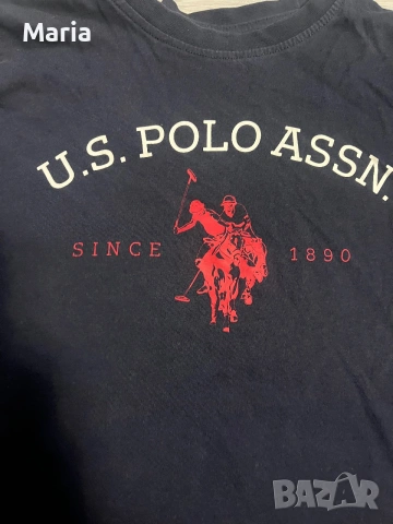 Детска тениска U.S. Polo Assn. – размер 6–7 години, снимка 2 - Детски тениски и потници - 55054337
