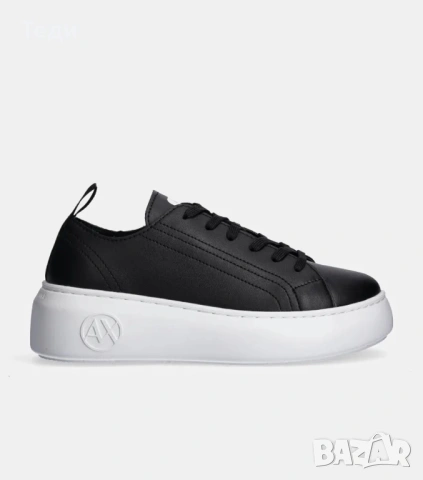 Armani Exchange черни кецове, снимка 3 - Кецове - 54777860