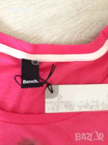 Чисто нова розова тениска Bench., снимка 4 - Тениски - 55499529