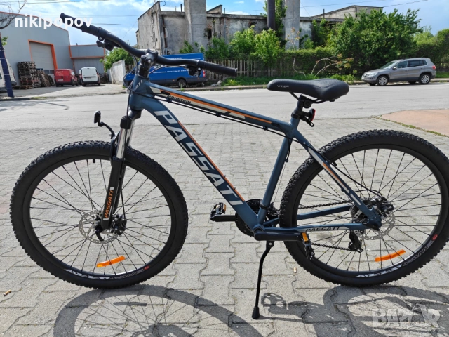 BG Алуминиев велосипед 27.5" PASSAT сив, снимка 8 - Велосипеди - 54398958