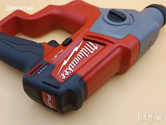 Milwaukee M12 CH тяло на акумулаторен безчетков перфоратор , снимка 5 - Перфоратори - 54991877
