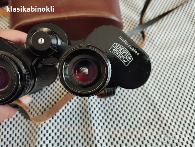 ТОП Бинокъл Carl Zeiss Jena-JENOPTEM-MULTI-COATED -10 х 50W-ГДР--като НОВ, снимка 4 - Екипировка - 55570064