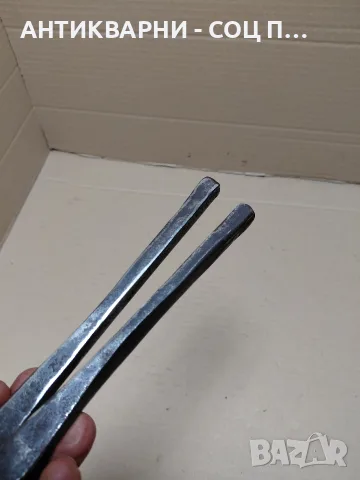 Соц Стари Ръчно Ковани Ковашки Клещи 0.450кг. НОМЕР 228., снимка 8 - Антикварни и старинни предмети - 55667989
