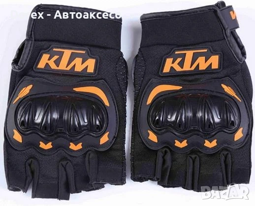 Мото ръкавици KTM без пръсти - черно-оранжеви , снимка 2 - Аксесоари и консумативи - 55189793