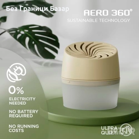 Нов Влагоабсорбатор против конденз и влага UniBond Aero 360 с таблетка 450 г, снимка 5 - Други стоки за дома - 54223071