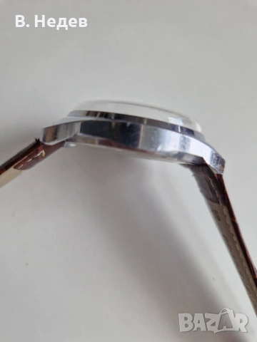 SLAVA, cal. 2428, ръчно нав-е, made in USSR, каса – 37мм, снимка 6 - Мъжки - 34171588