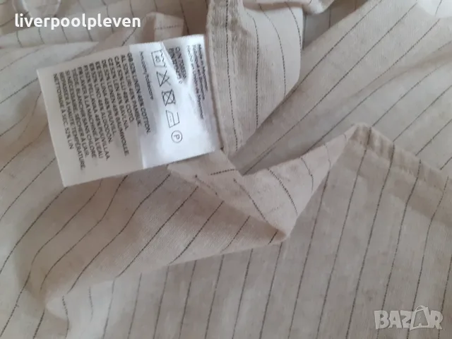 👉Ленена H&M Original L, снимка 5 - Ризи - 55344866