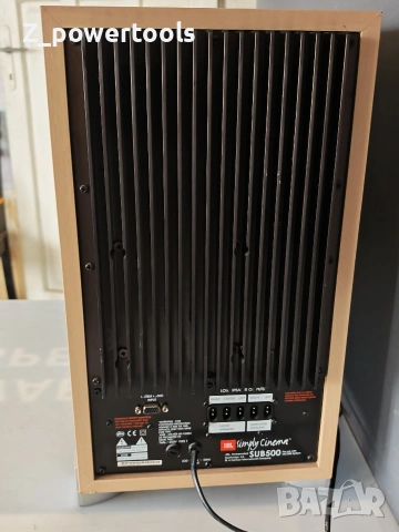 активен субуфер JBL Simply Cinema SUB500, снимка 2 - Тонколони - 54888952