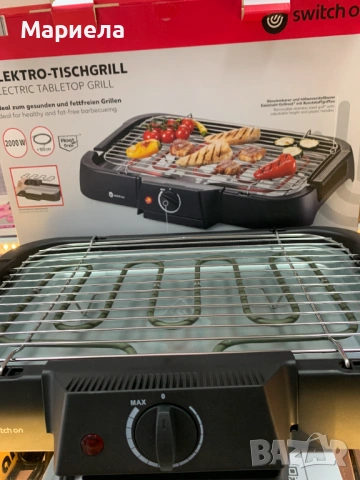Електрическа настолна скара 2000W, снимка 5 - Скари - 54822873