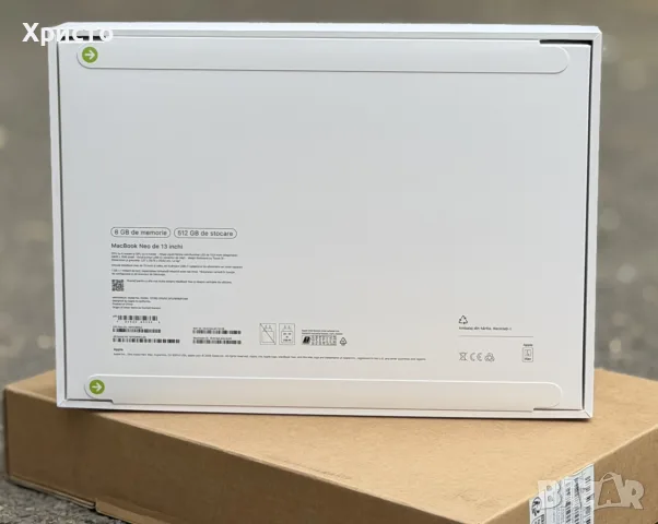 НОВ!!! Apple MacBook Neo 13”, A18 Pro, 8GB RAM, 512GB SSD, Citrus, A3404, снимка 5 - Лаптопи за работа - 55400656