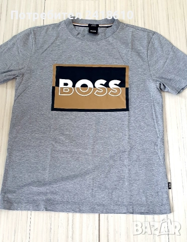 Hugo Boss Tessler 185  Mercerised  Cotton Slim Fit  Mens Size S ОРИГИНАЛ Мъжка Тениска!, снимка 11 - Тениски - 54398959