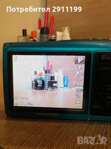 Устойчив фотоапарат Olympus Tough 14 Mp с подаръци, снимка 5 - Фотоапарати - 54657640