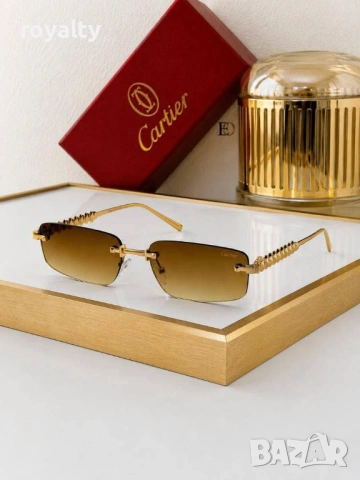 Cartier Нови Дамски Слънчеви Очила с Кутия Различни Цветове , снимка 4 - Слънчеви и диоптрични очила - 54621296