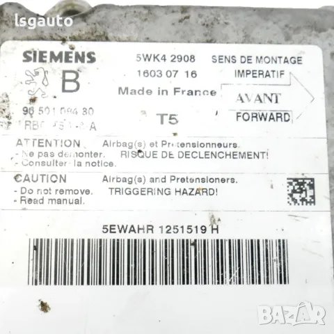 AIRBAG модул Peugeot 307 2001-2008 ID: 163471 ОЕМ: 5WK42908, снимка 3 - Части - 55649131