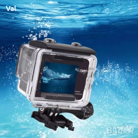 Водоустойчива спортна екшън камера 4K Ultra HD , снимка 2 - Камери - 55181798